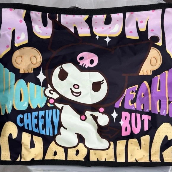 LeSportsac Sanrio Kuromi Travel Cube Organizer Bag - Picture 1 of 8